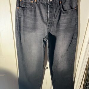Madewell Women's Black Straight Jeans